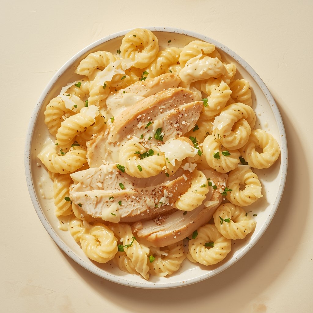 19. High Protein Chicken Alfredo (Light)