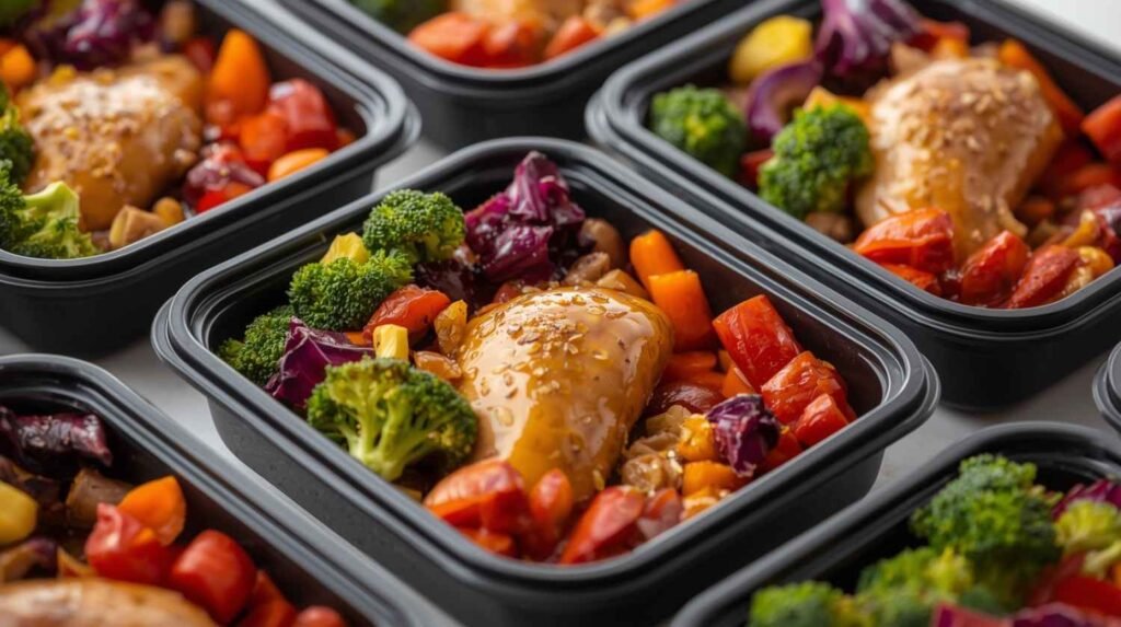 Teriyaki Chicken Meal Prep Plate