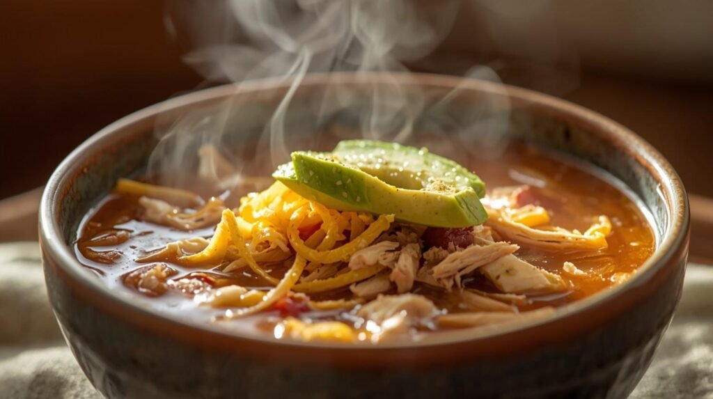 Slow Cooker Chicken Tortilla Soup