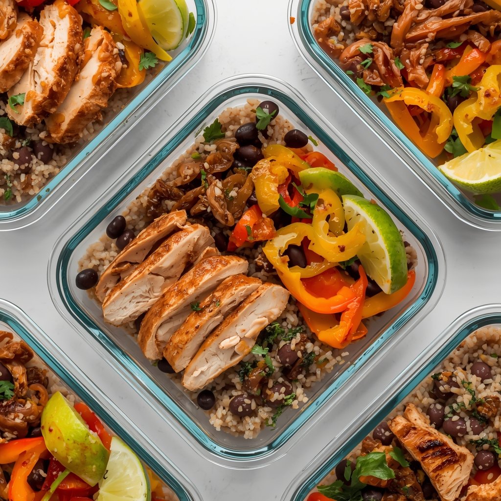 1. Chicken Burrito Bowls