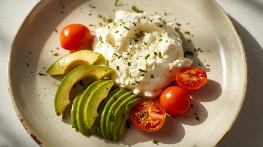 Cottage Cheese & Avocado Balance Plate