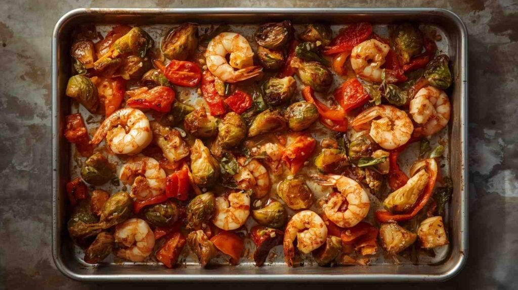 Oven Sheet Pan Shrimp Boil