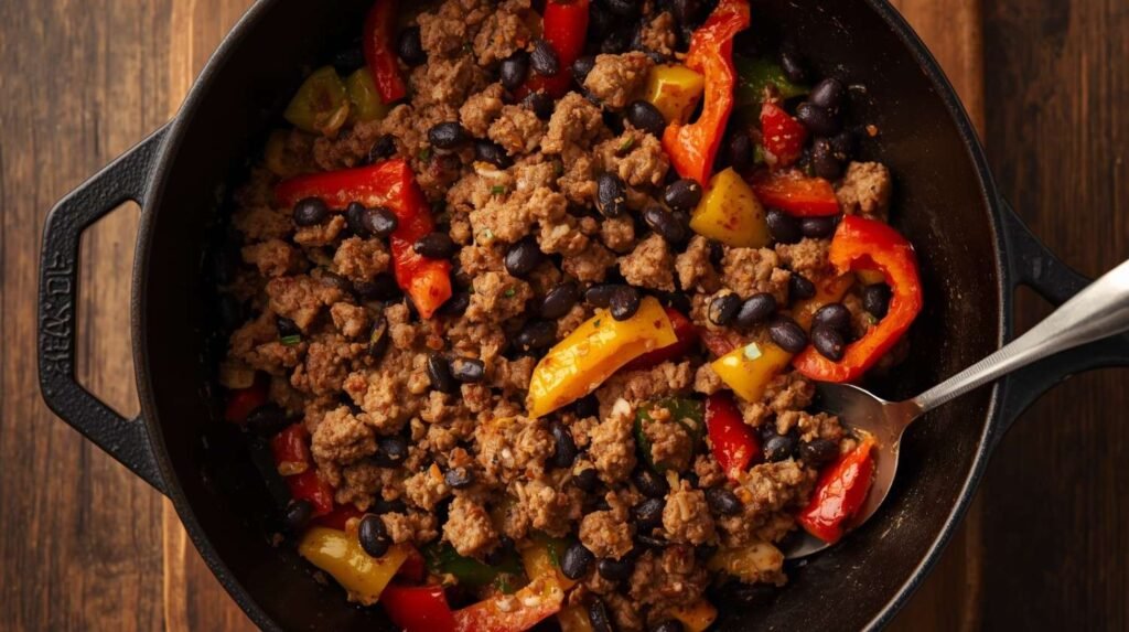 Turkey & Black Bean Skillet