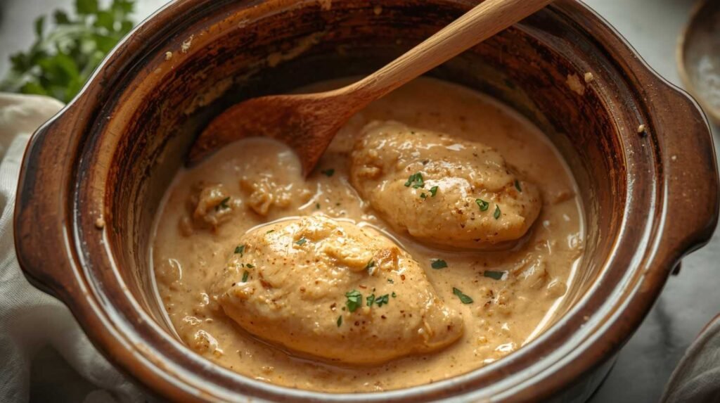 Creamy Crockpot Marry-Me Chicken