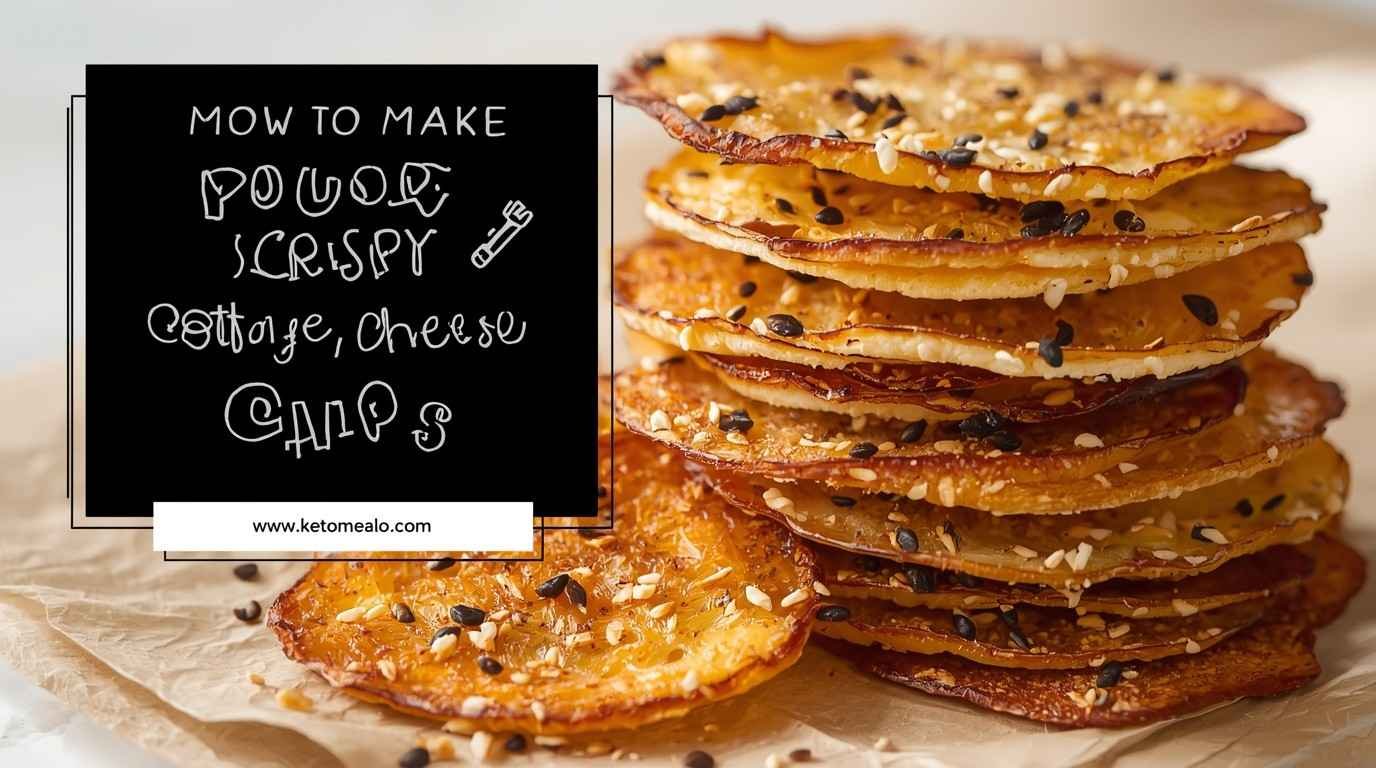 Crispy Cottage Cheese Chips