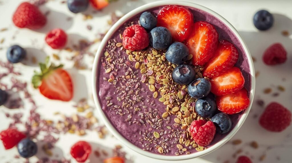 High-Fiber Protein Smoothie Bowl