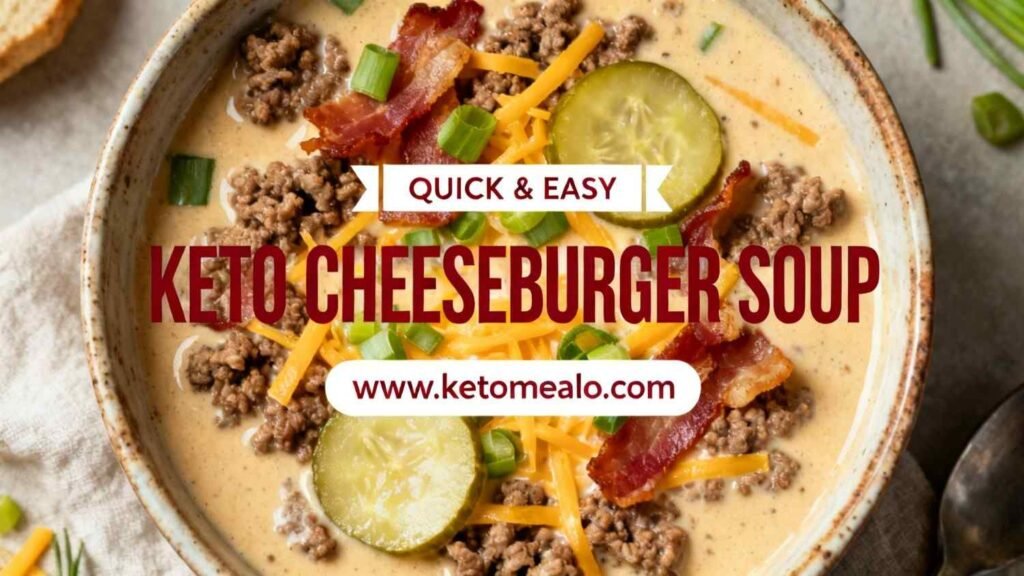 Keto Cheeseburger Soup