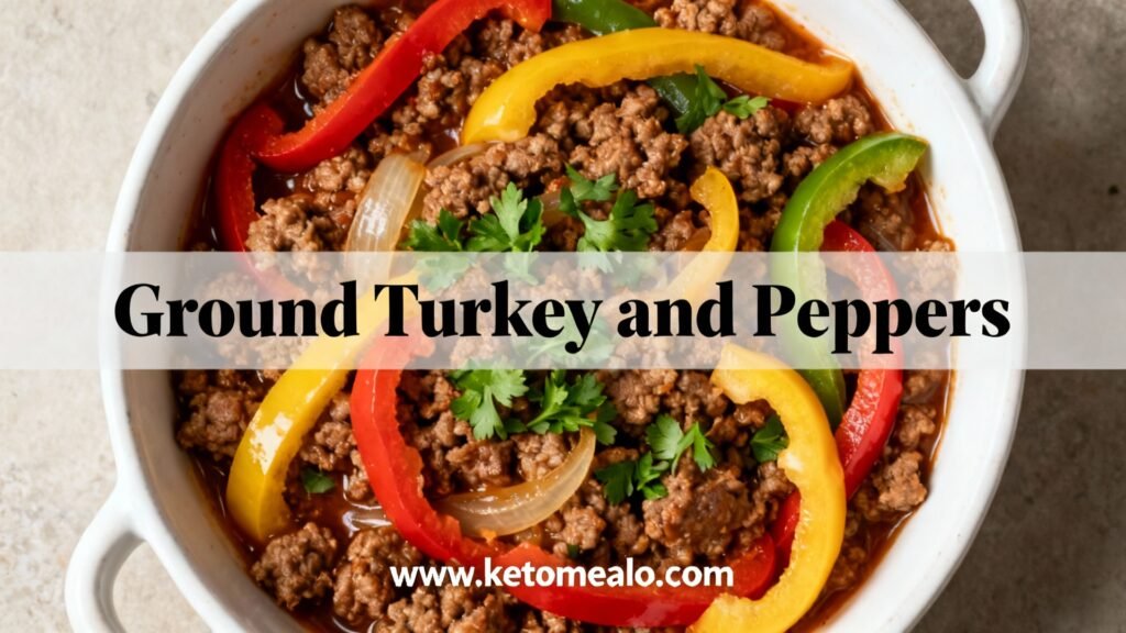 Ground Turkey and Peppers