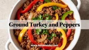 Ground Turkey and Peppers