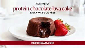 High Protein Chocolate Lava Cake