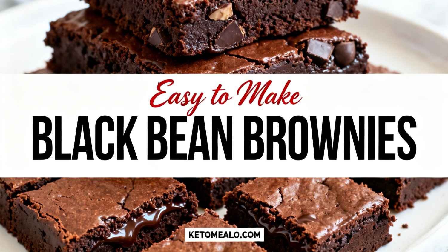 Keto High-Protein Black Bean Brownies