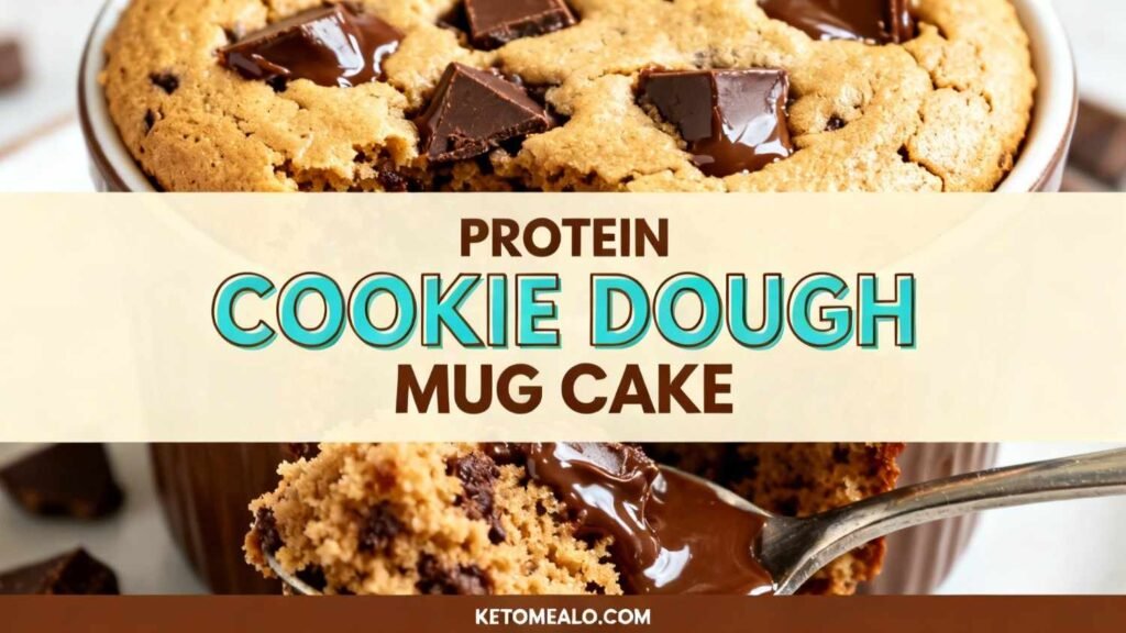 Protein Cookie Dough Mug Cake