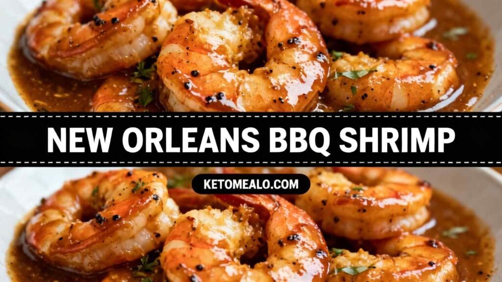 Keto New Orleans BBQ Shrimp