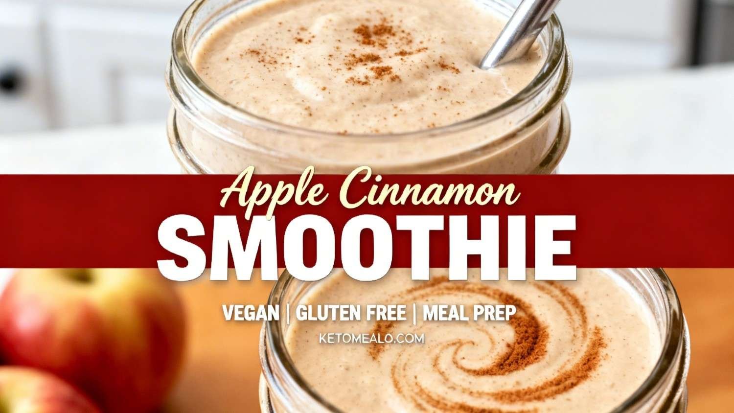 Keto Apple Cinnamon Smoothie