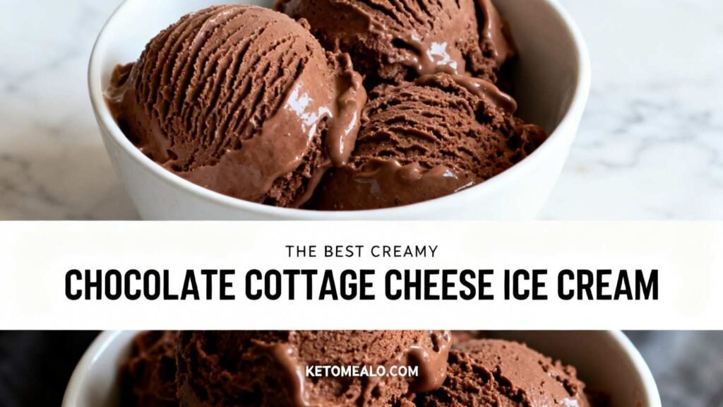 Creamy Chocolate Cottage Cheese Ice Cream