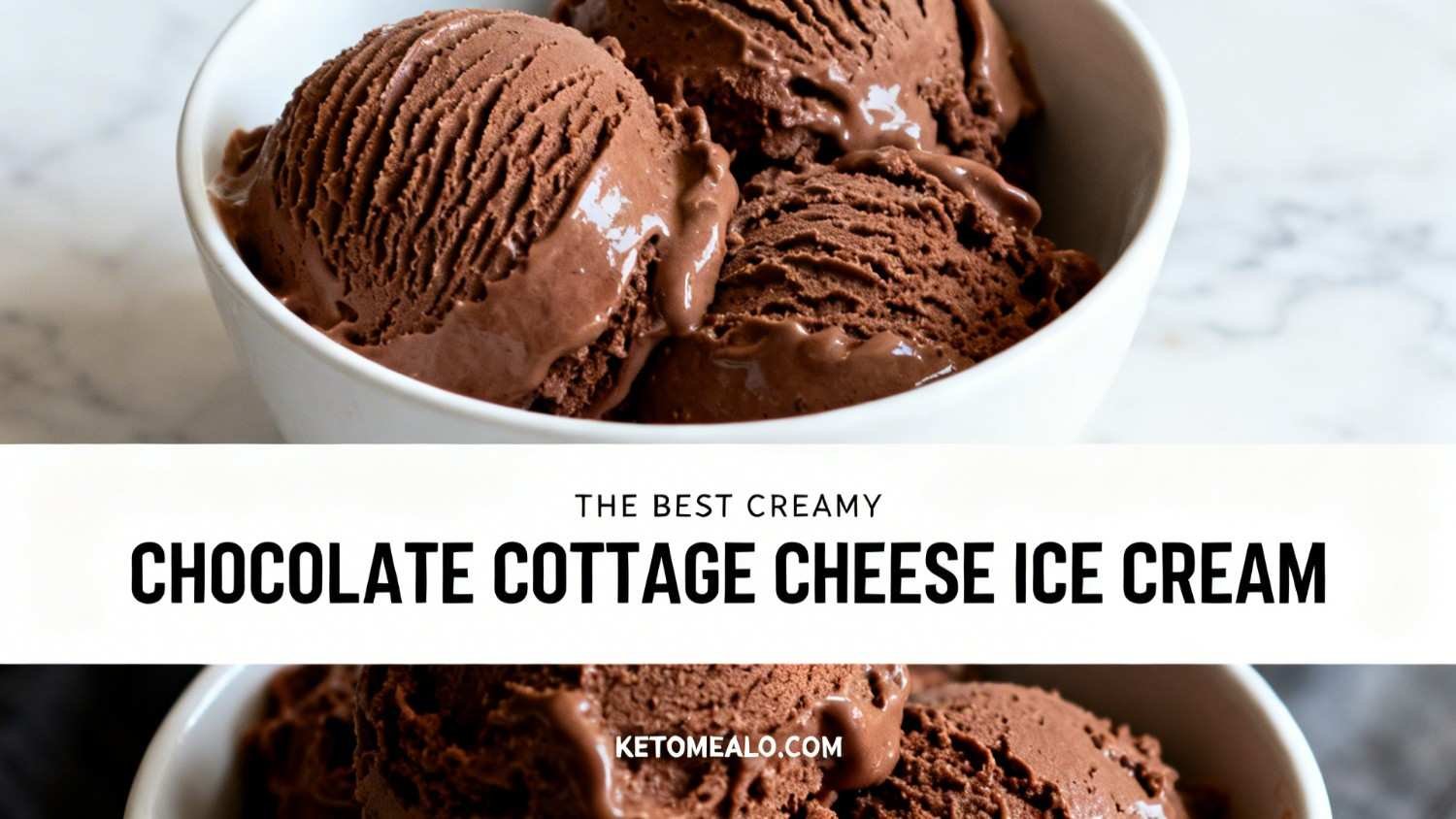 Creamy Chocolate Cottage Cheese Ice Cream