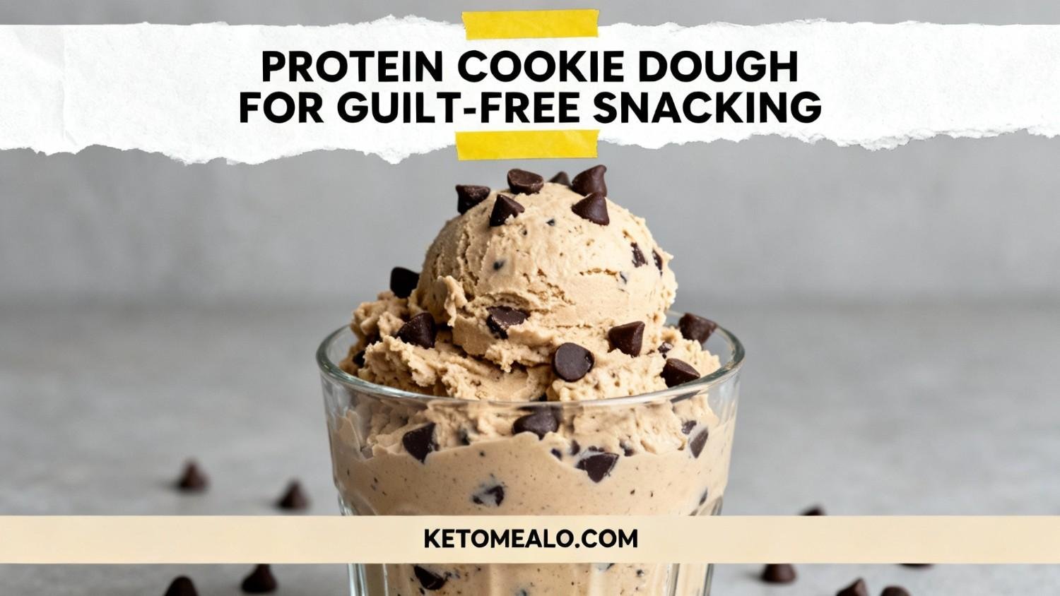 Protein Cookie Dough for Guilt-Free Snacking