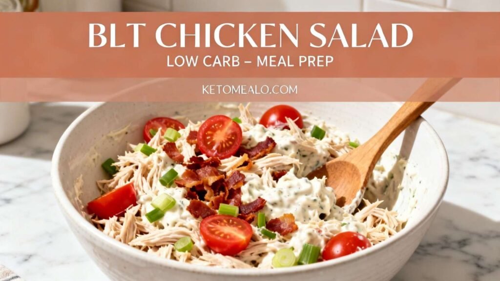 Keto High Protein Chicken Salad