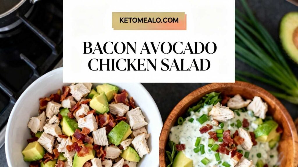 Bacon Avocado Chicken Salad