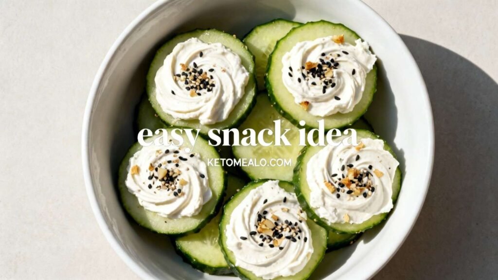 Refreshing Cucumber Cream Cheese Bites