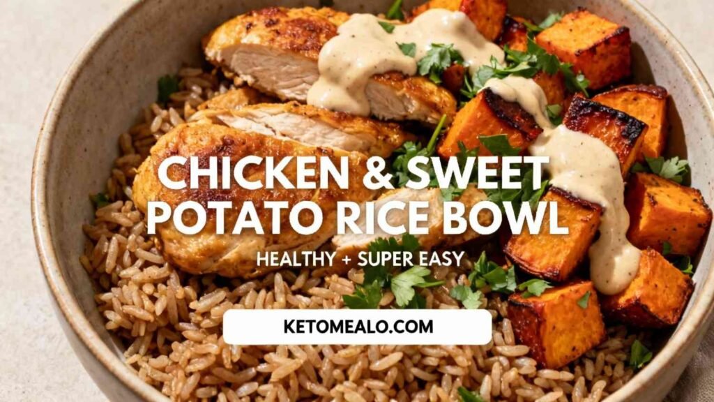 Chicken & Sweet Potato Rice Bowl