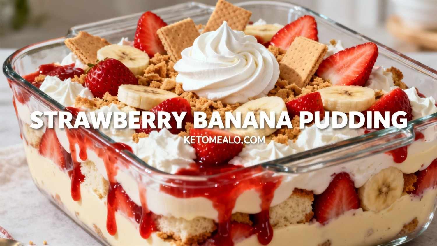 Strawberry Banana Pudding