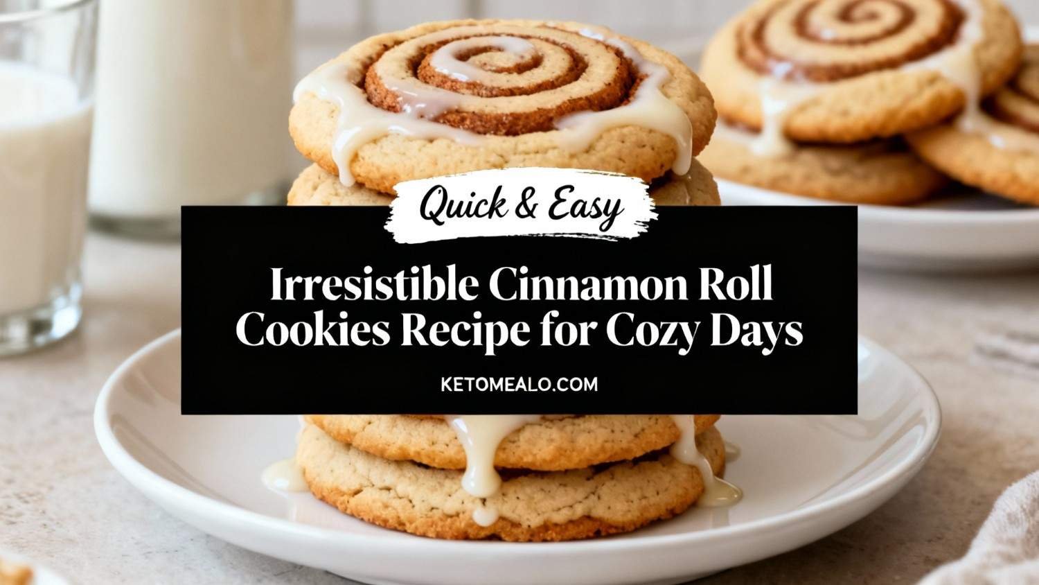 Keto Cinnamon Roll Cookies