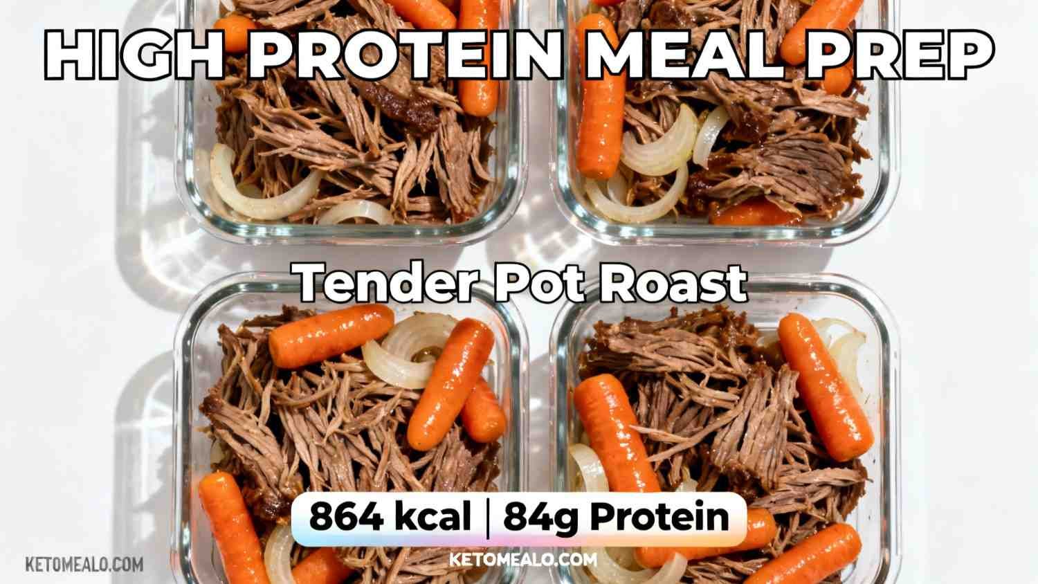 Tender Pot Roast (Crockpot Meal Prep Favorite)
