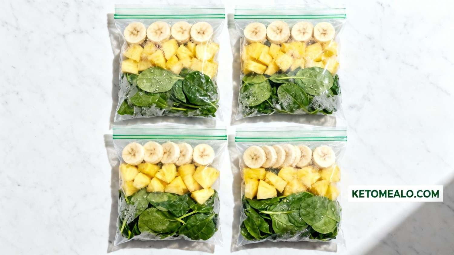 Green Smoothie Freezer Packets