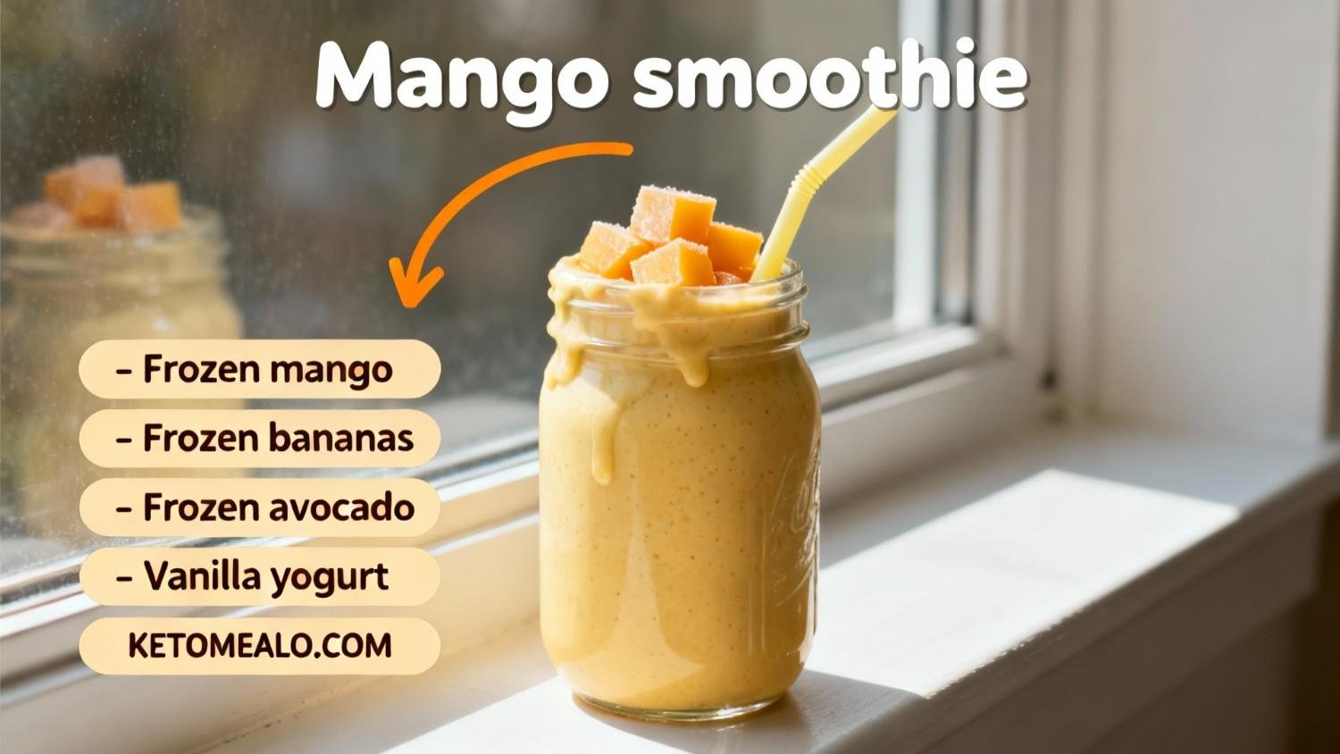 Keto Thick Mango Smoothie