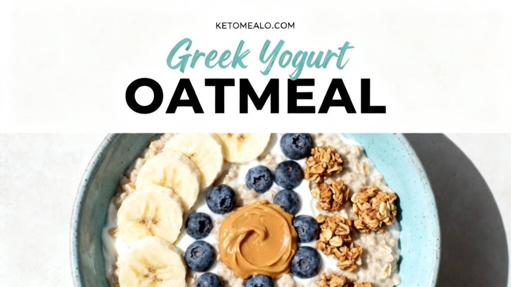 Greek Yogurt Oatmeal Breakfast